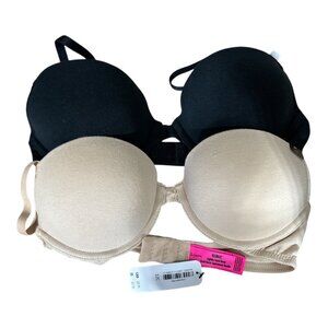 2 Pair of La Senza Remix Lightly Lined Demi Bra 32C